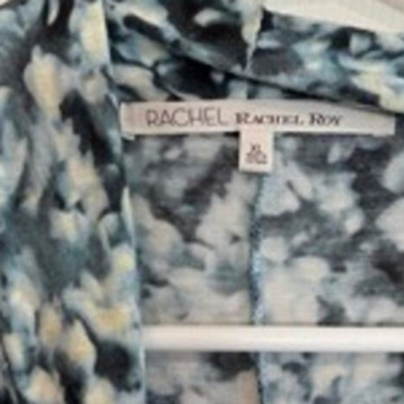 Rachel Roy Dress Tye Dye Abstract Print Short Sleeve Mini Party - Picture 5 of 7